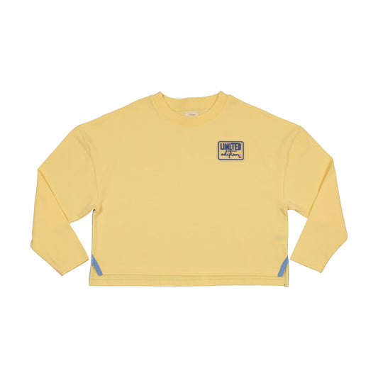 Cropped Tee- Yellow