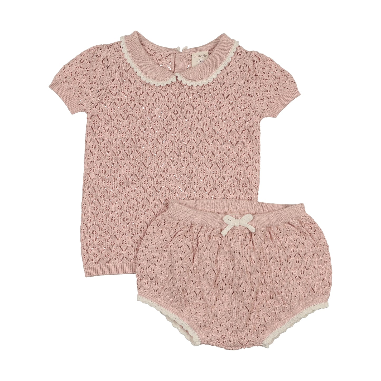 Girls Knit Set- Pink