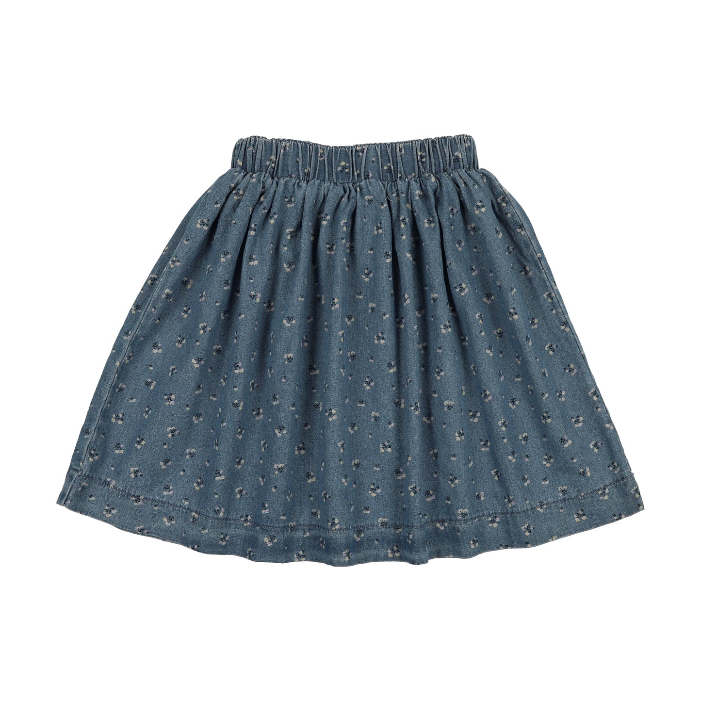 Dainty Denim Blue Circle Skirt