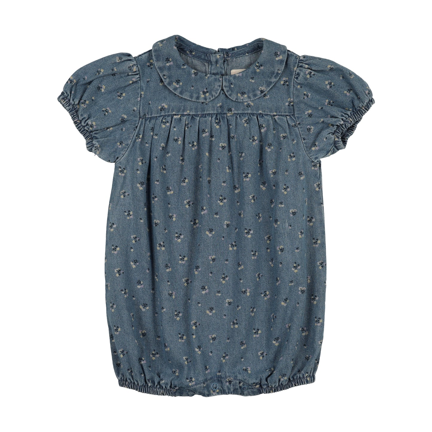 Dainty Denim Girls Romper