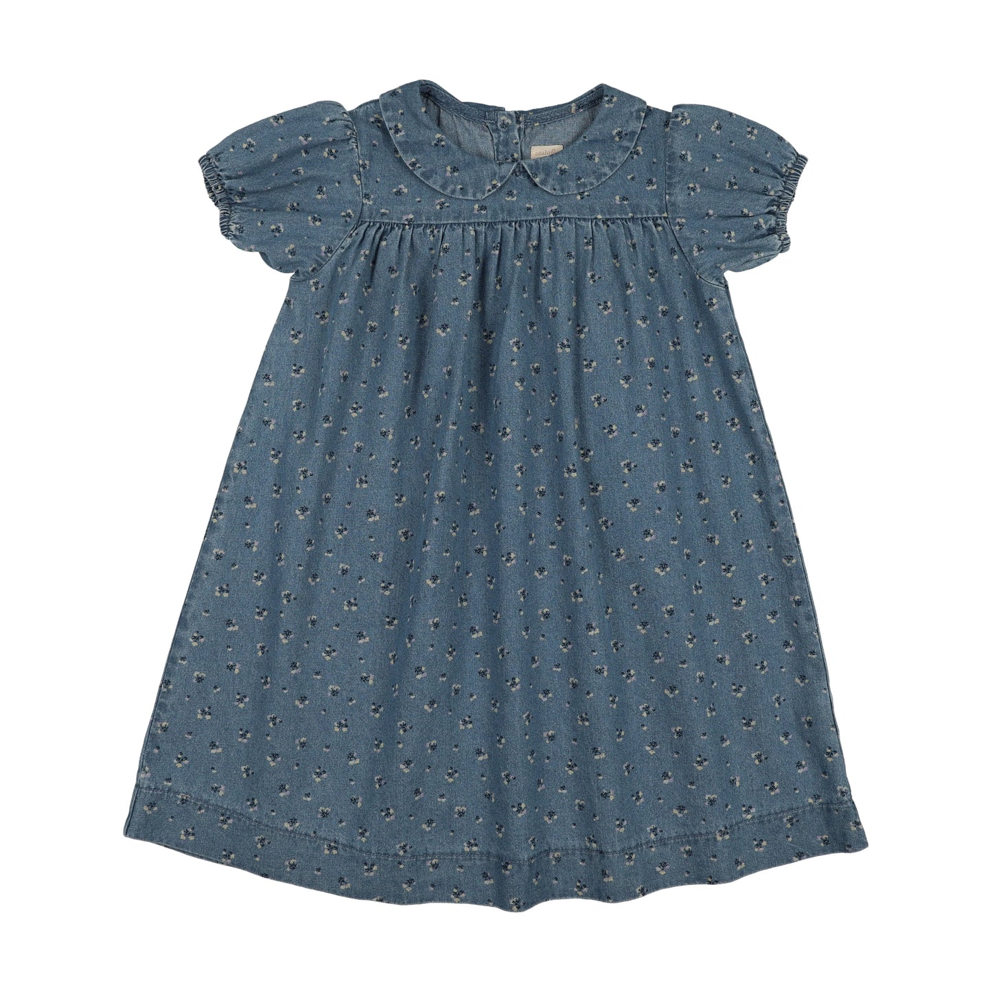 Dainty Denim Short Sleeve Dress