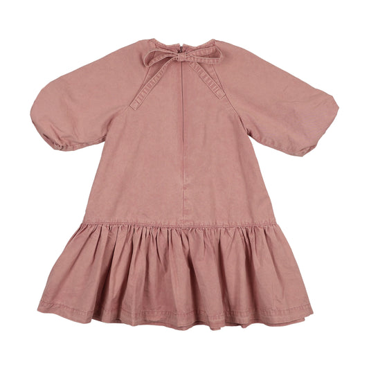 Denim Capsule 3/4 Sleeve Dress - Pink Wash