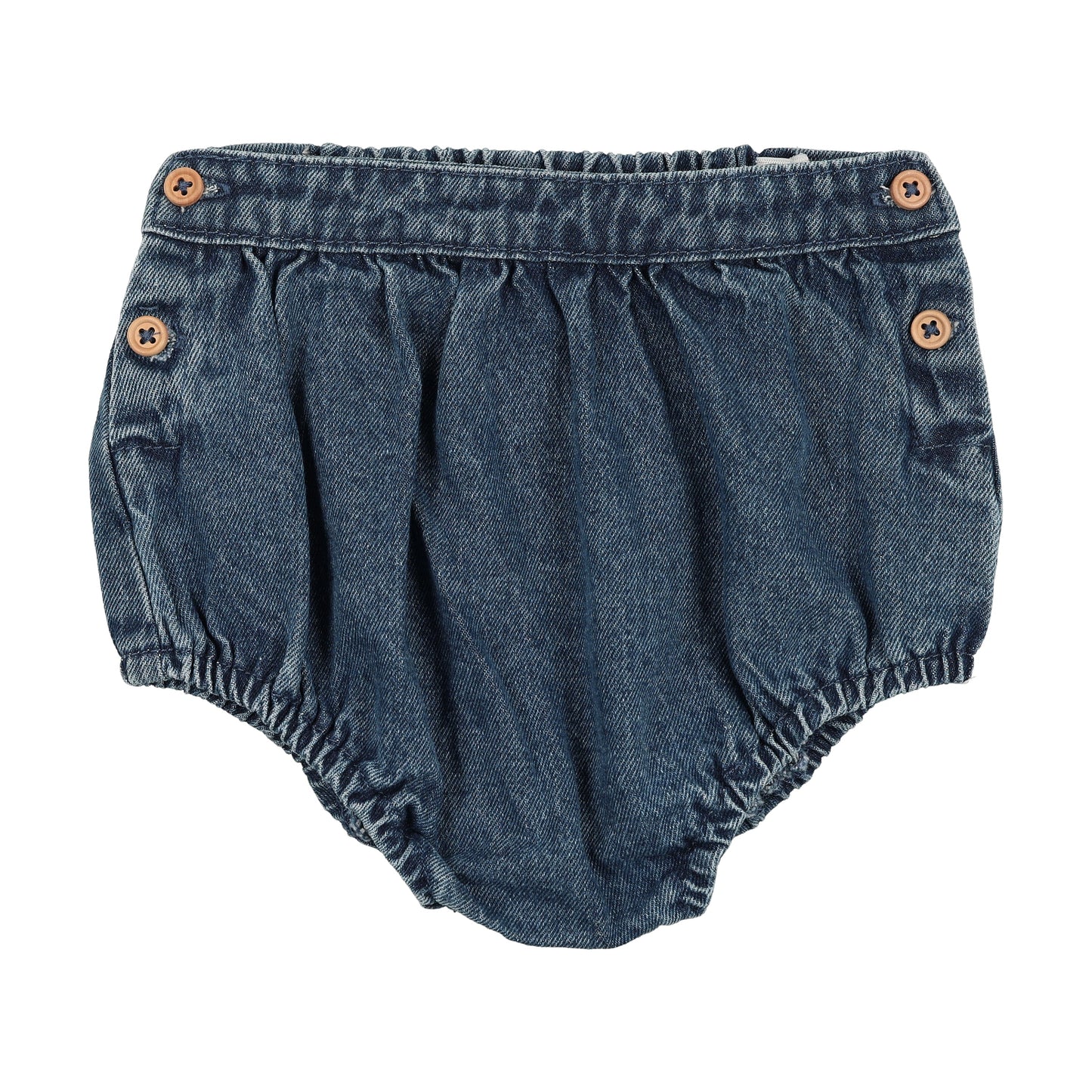 Button Bloomers Blue Denim