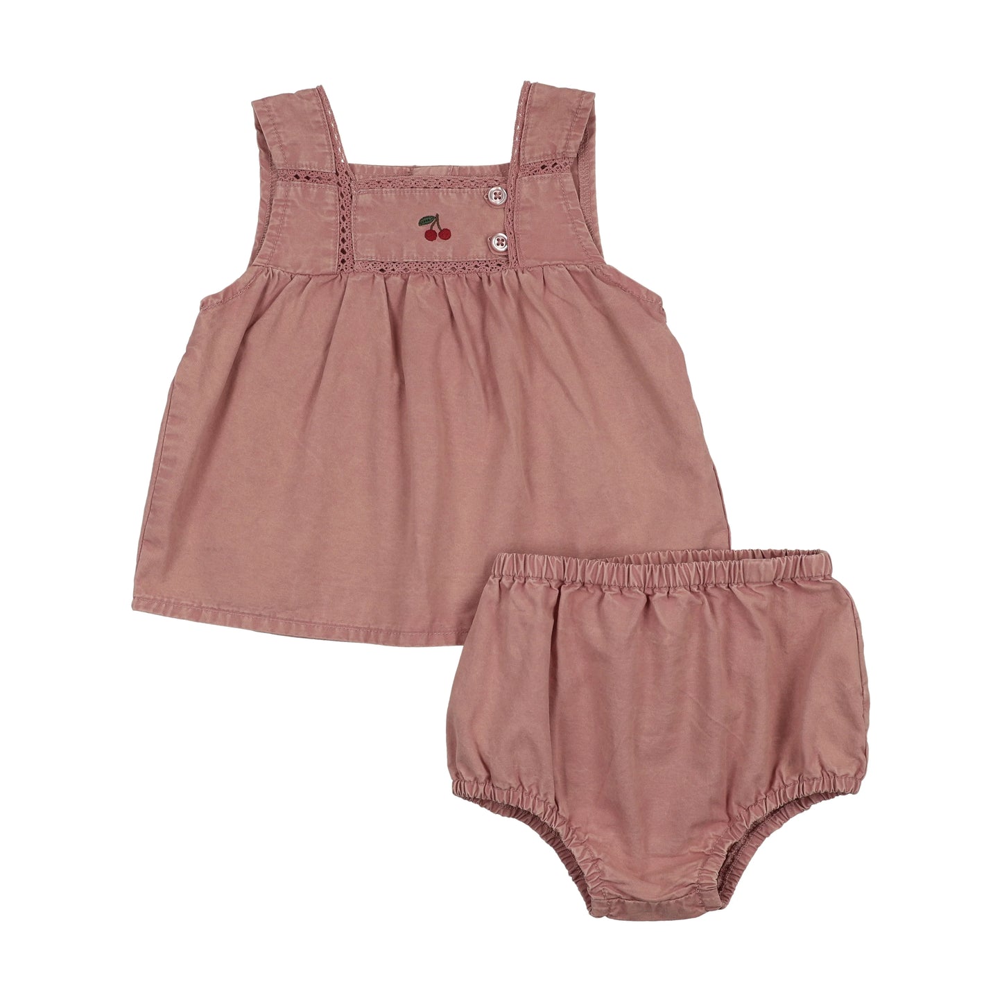 Denim Capsule Toddler Girl Set - Pink Wash
