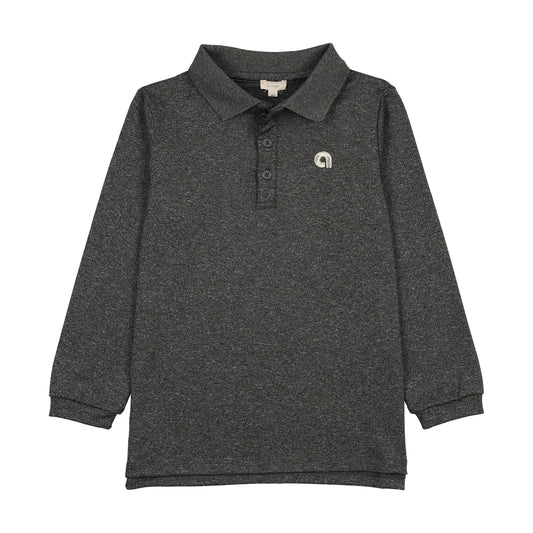 Sports Polo LS- Grey