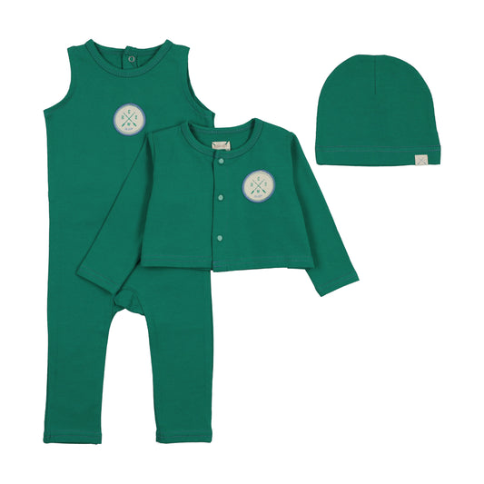 Boating Crew Footie with Cardi