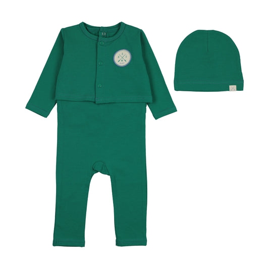 Boating Crew Footie with Cardi