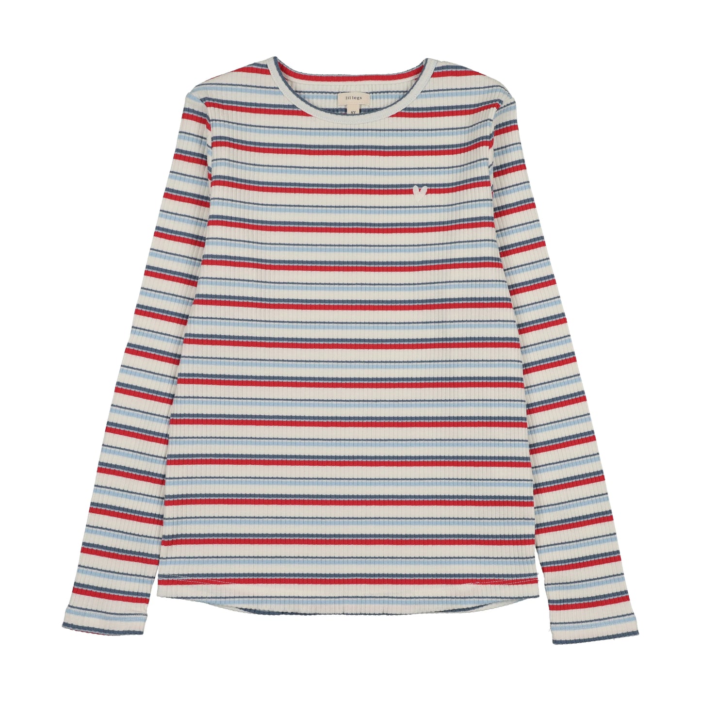 Basic Stripe Tee - Blue/Red
