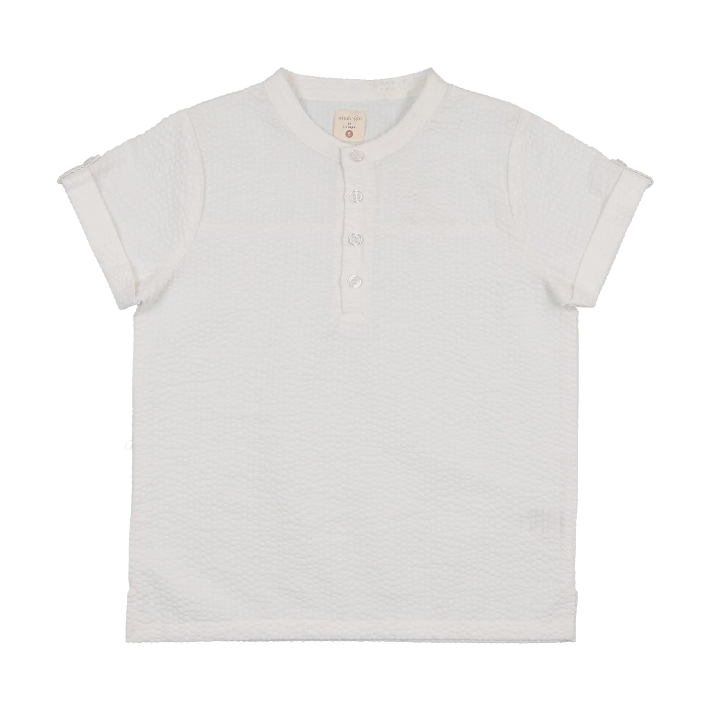 White Dress Shirt - Mandarin Collar