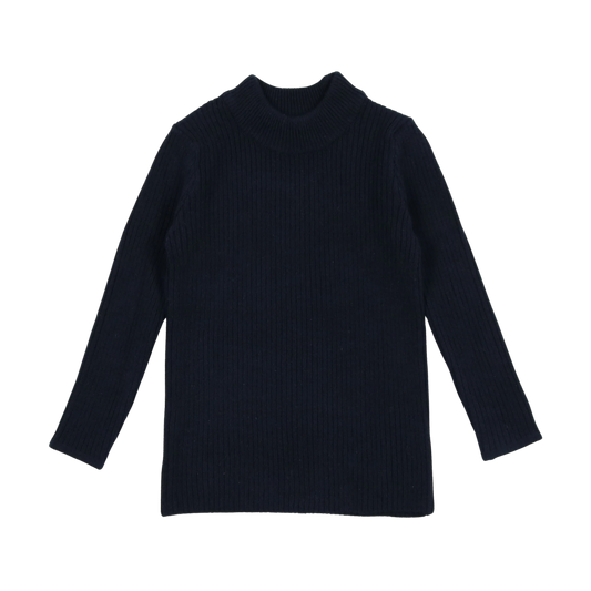 Knit Mockneck Navy