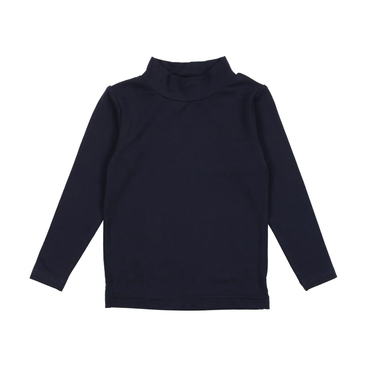 Bamboo Mockneck- Navy