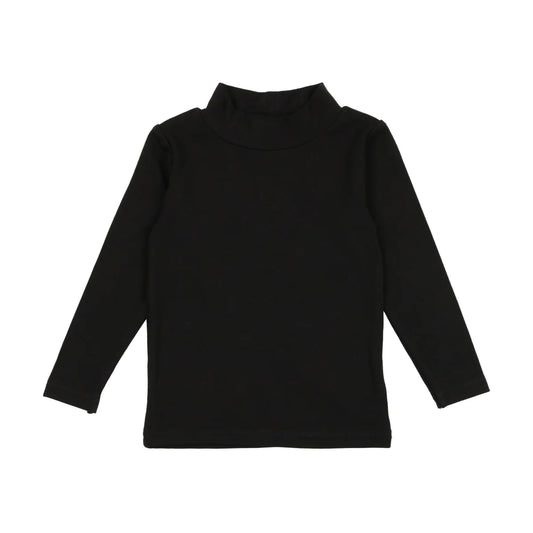 Bamboo Mockneck- Black