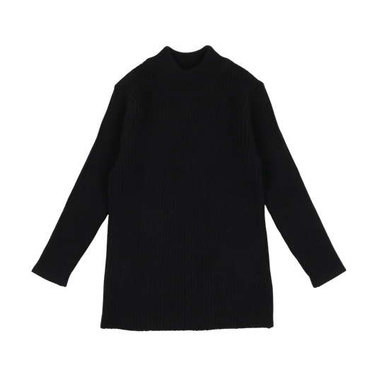 Knit Mockneck Black