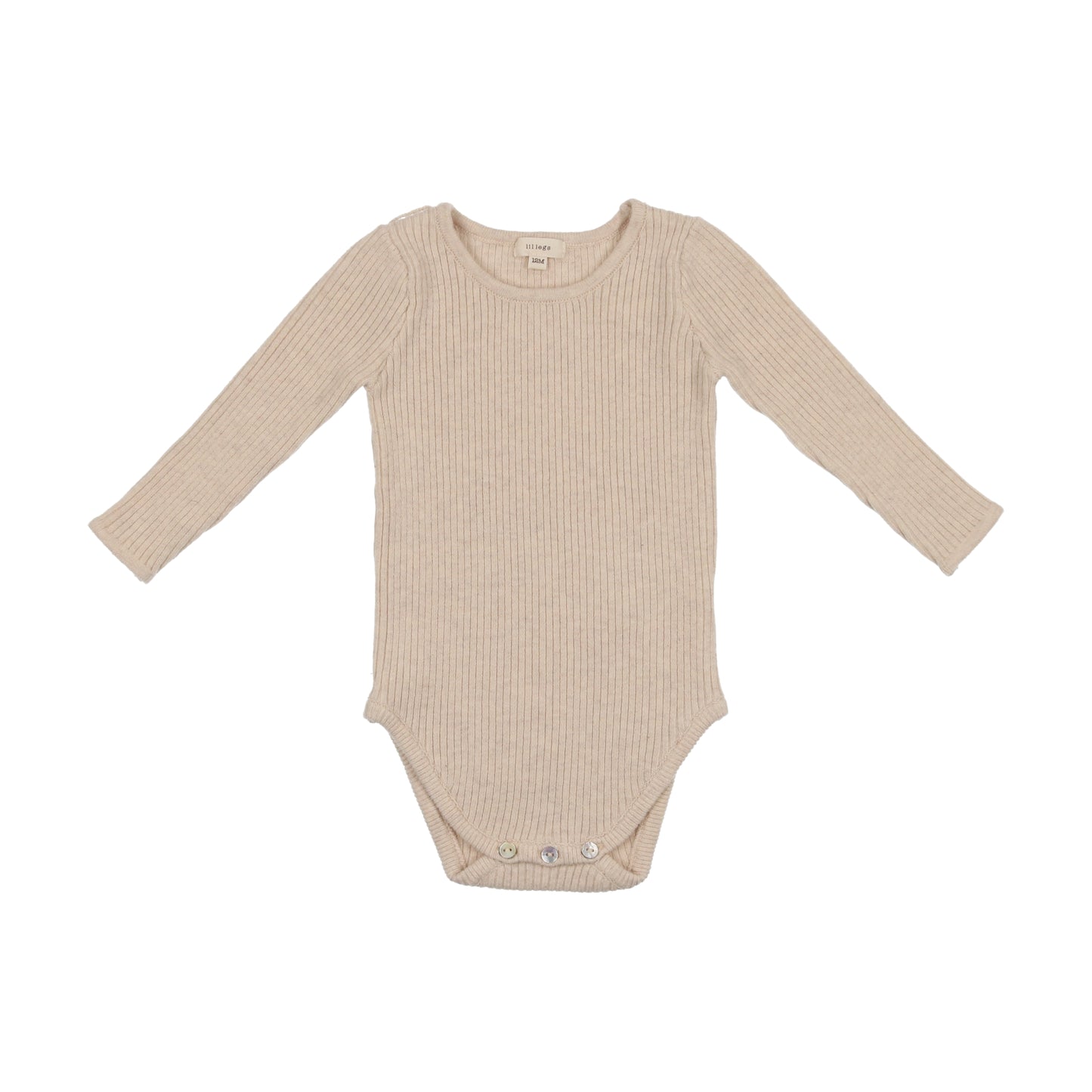 Knit Crewneck Onesie Ecru