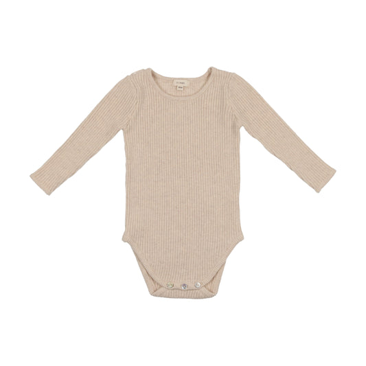 Knit Crewneck Onesie Ecru