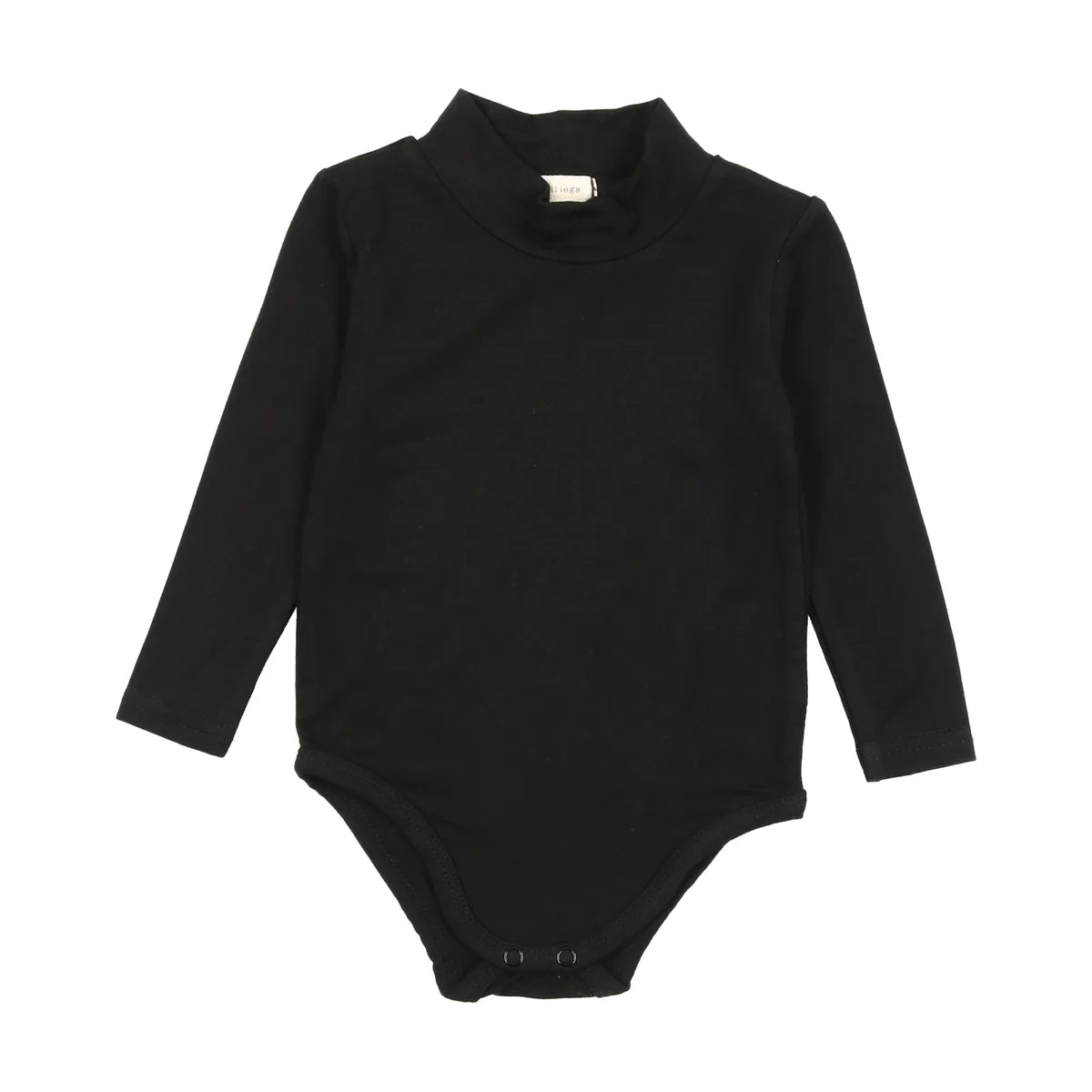 Bamboo Mockneck Onesie- Black