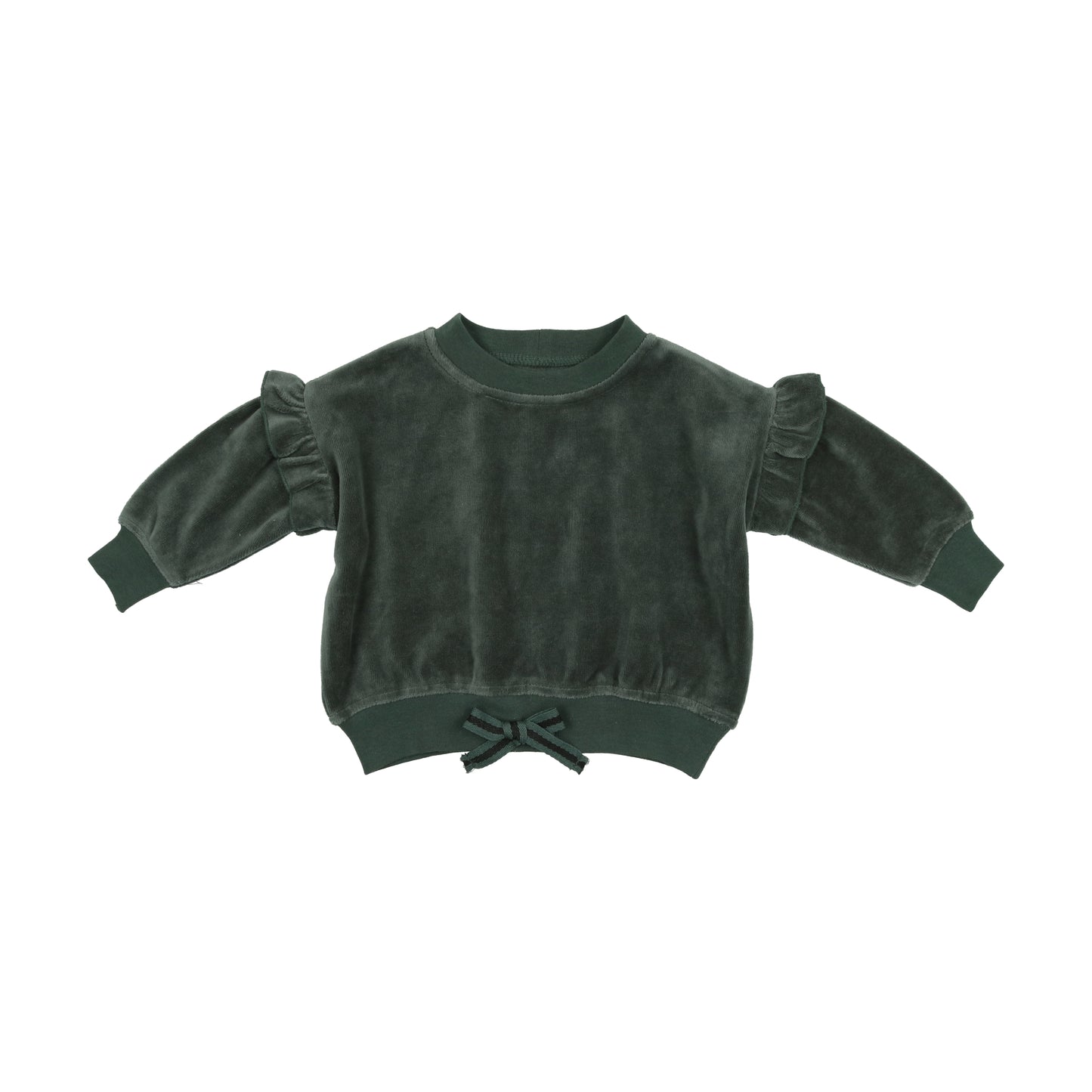 Velour Sweatshirt Green