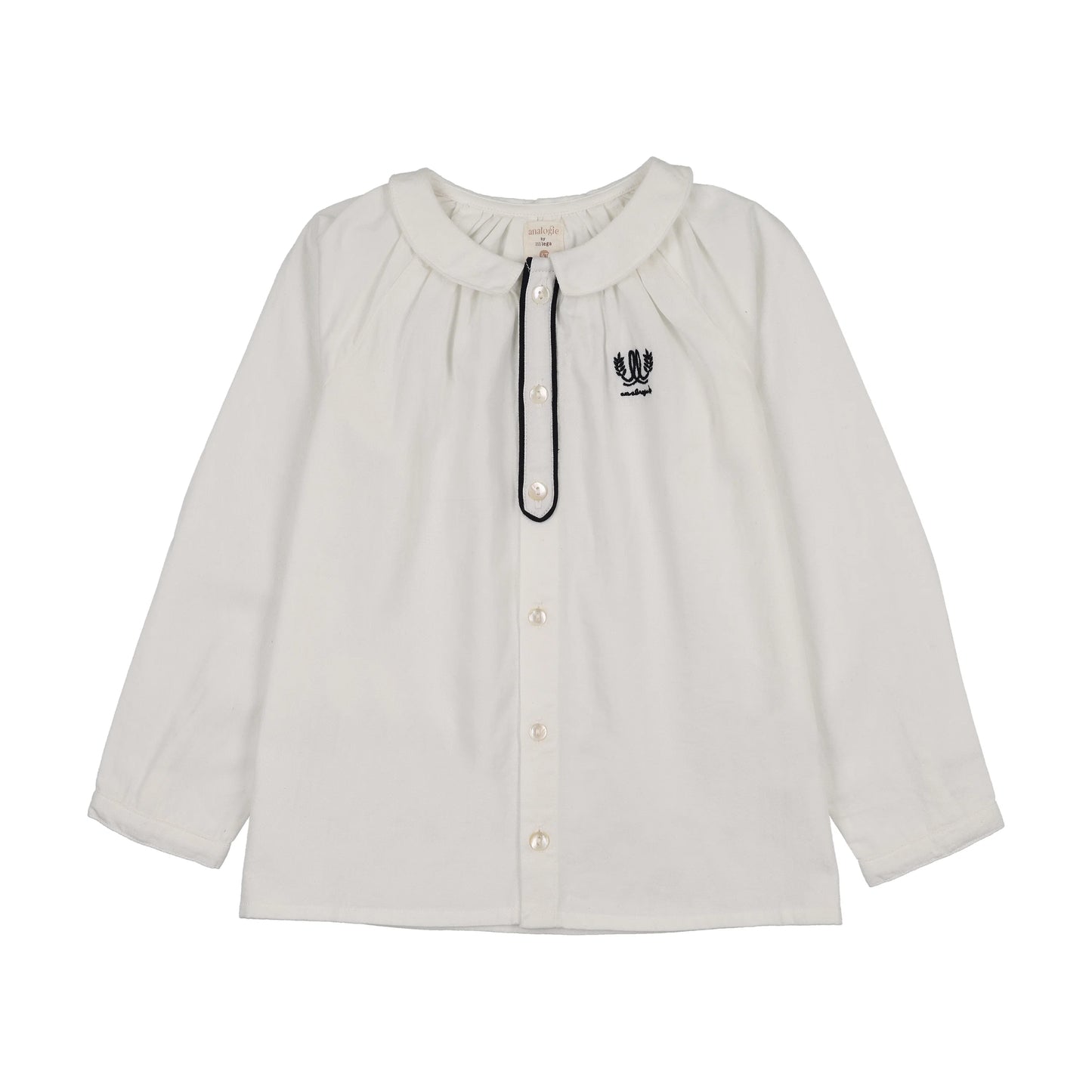 Toddler Boys Logo Shirt- Winter White