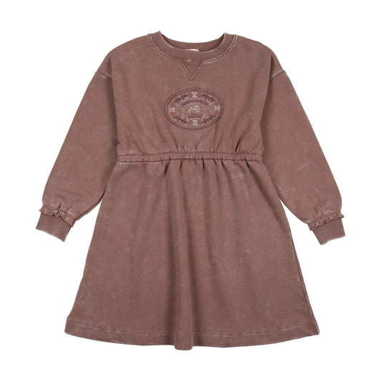 Stitch Studio Sweatshirt Dress- Misty Lilac
