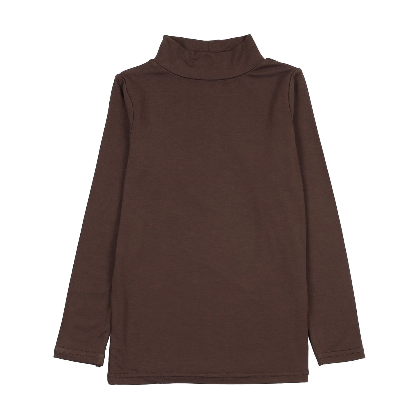 Bamboo Mockneck- Chocolate Brown