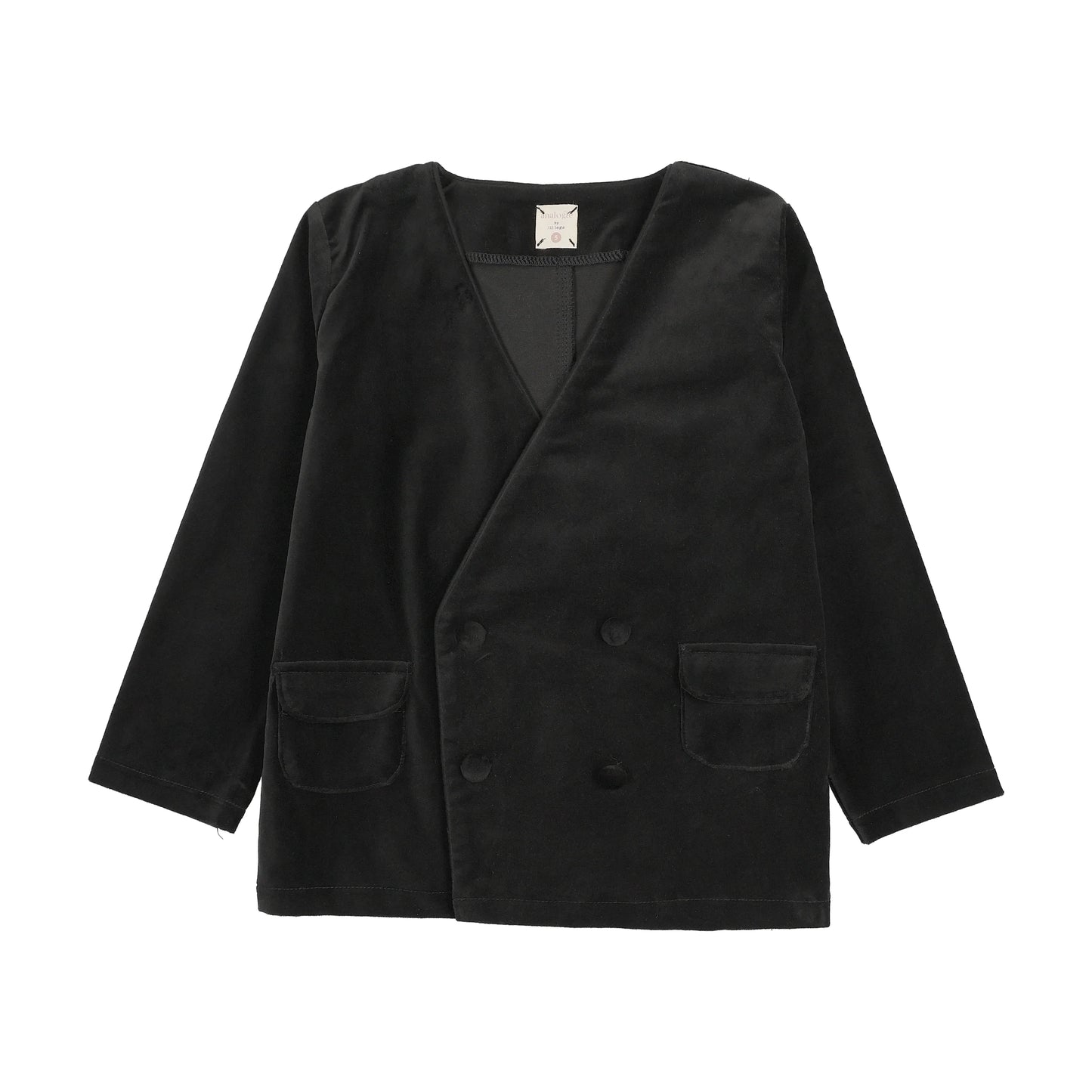 Trim Velvet Blazer
