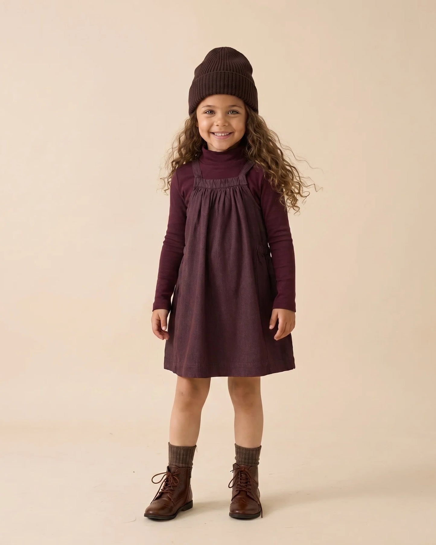Rugged Threads Burgundy Mockneck