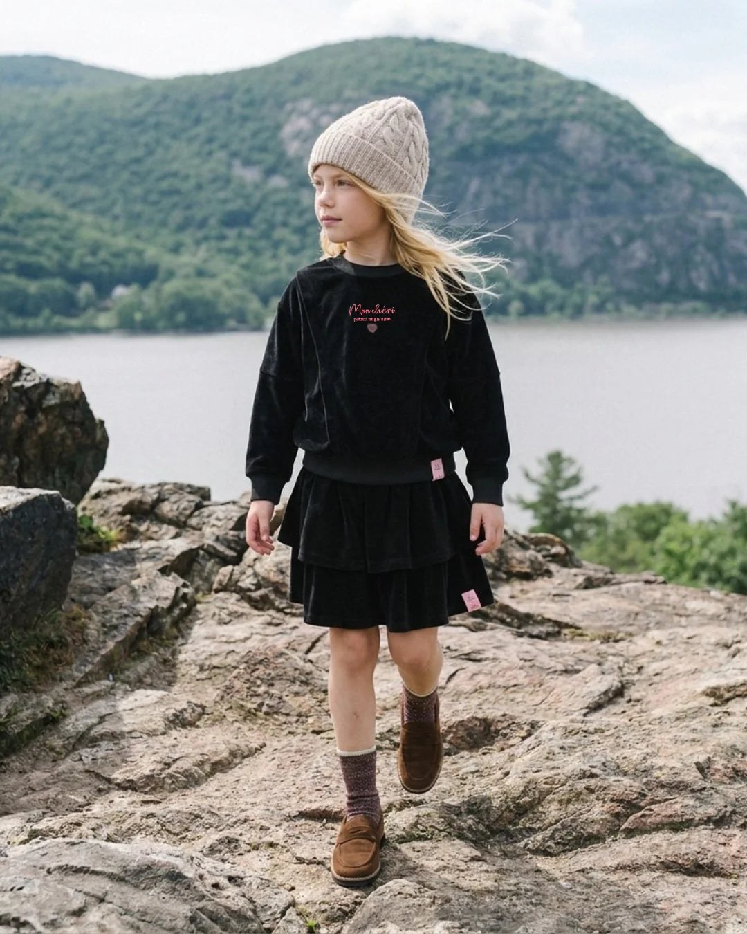 Black Velour Skirt