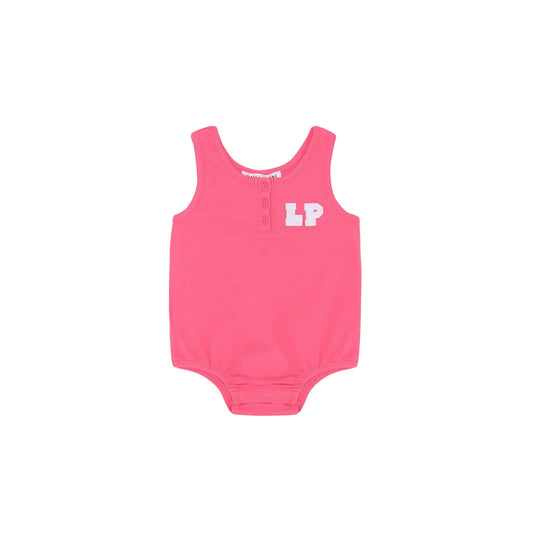 Baby Bubble Romper- Hot Pink