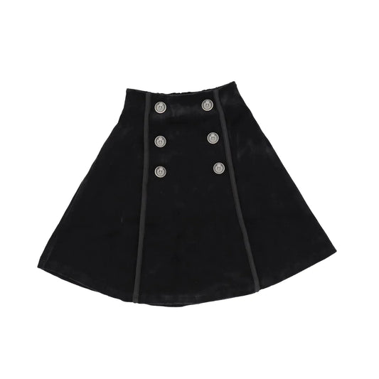 Logo Button Skirt