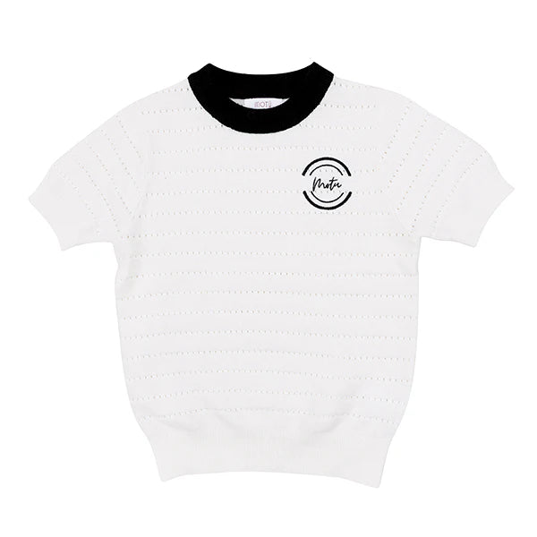 White Zeke Emblem Sweater