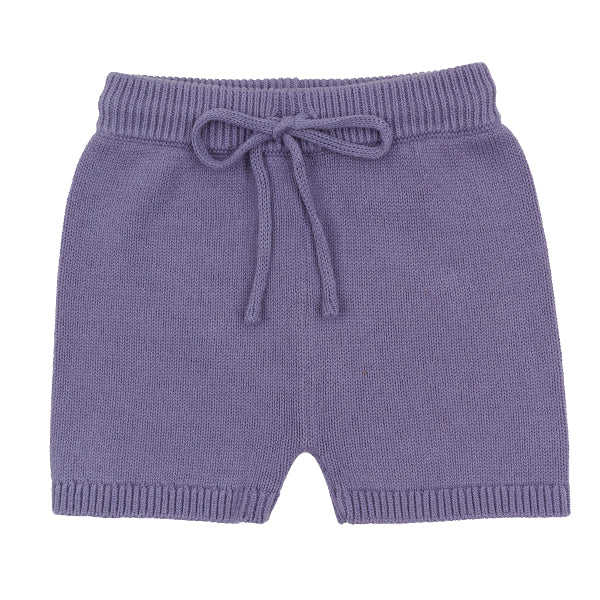 Lavender Knit Shorts