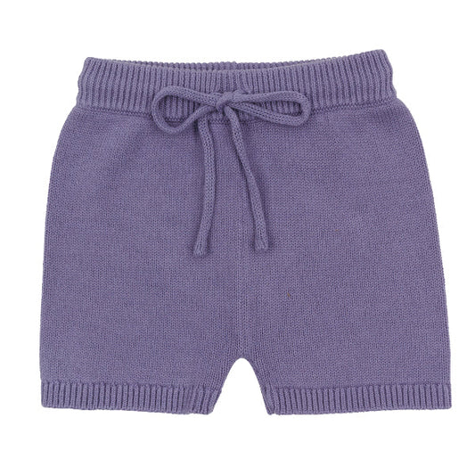 Lavender Knit Shorts