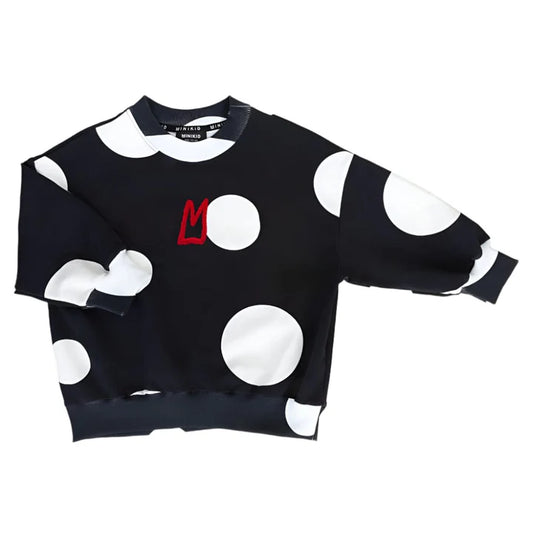 B&W Dots Sweatshirt