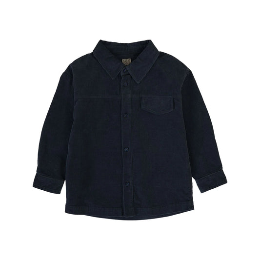 Navy Corduroy Shirt
