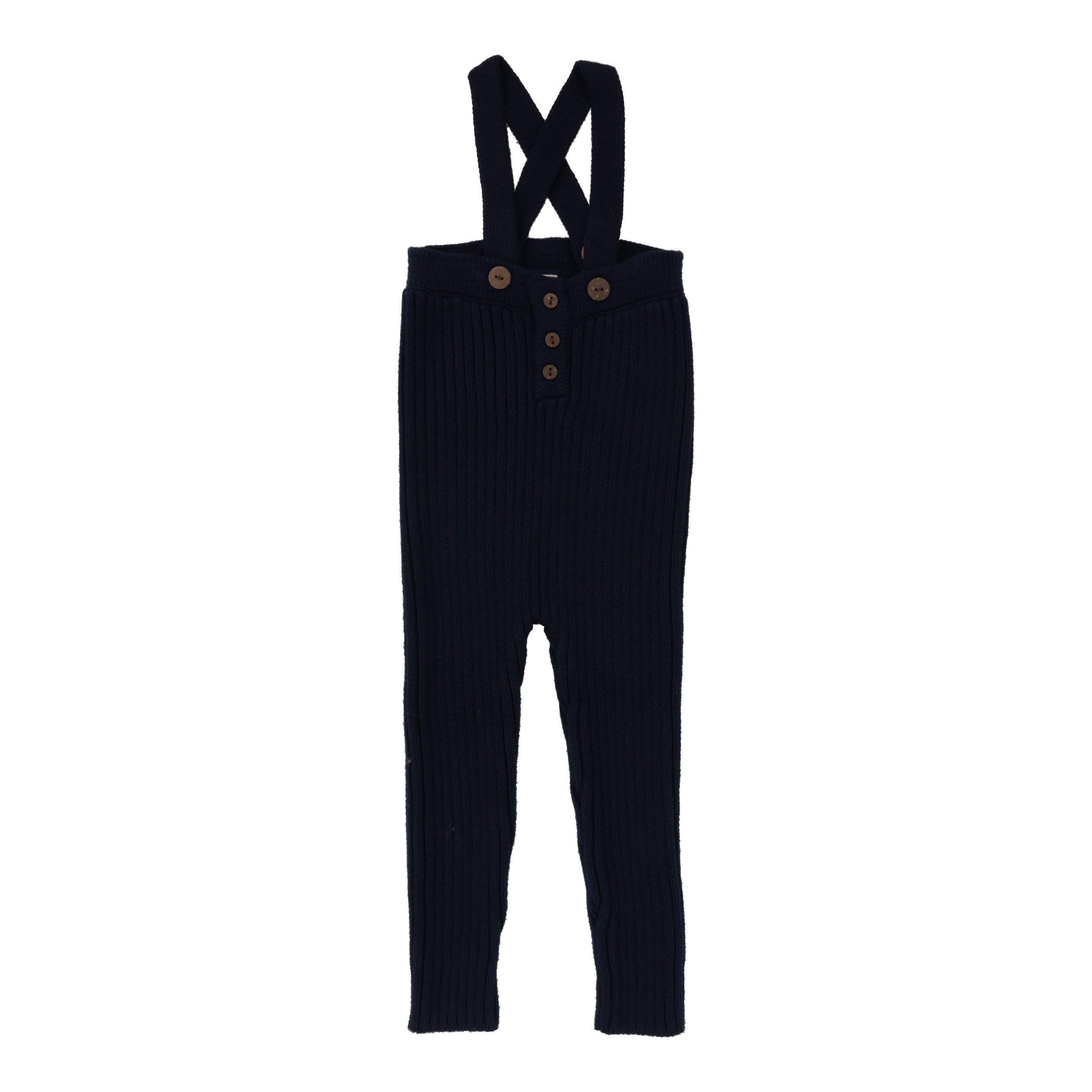 ANALOGIE RIB KNIT OVERALLS NAVY – bubblegumkids