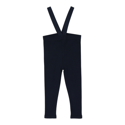 Suspender Leggings Navy
