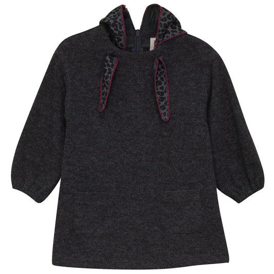 TIE DETAIL KNIT DRESS