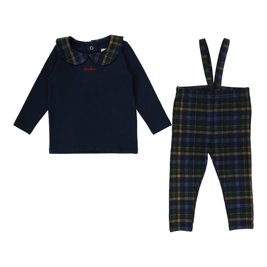 PLAID GIRLS SET