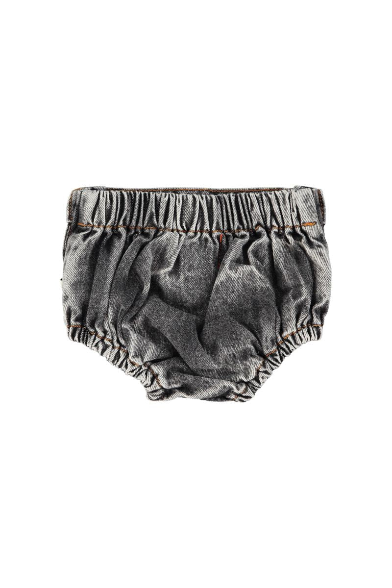 Baby Shorties Washed Black Denim