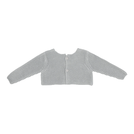 Chunky Knit Shrug Pale Blue
