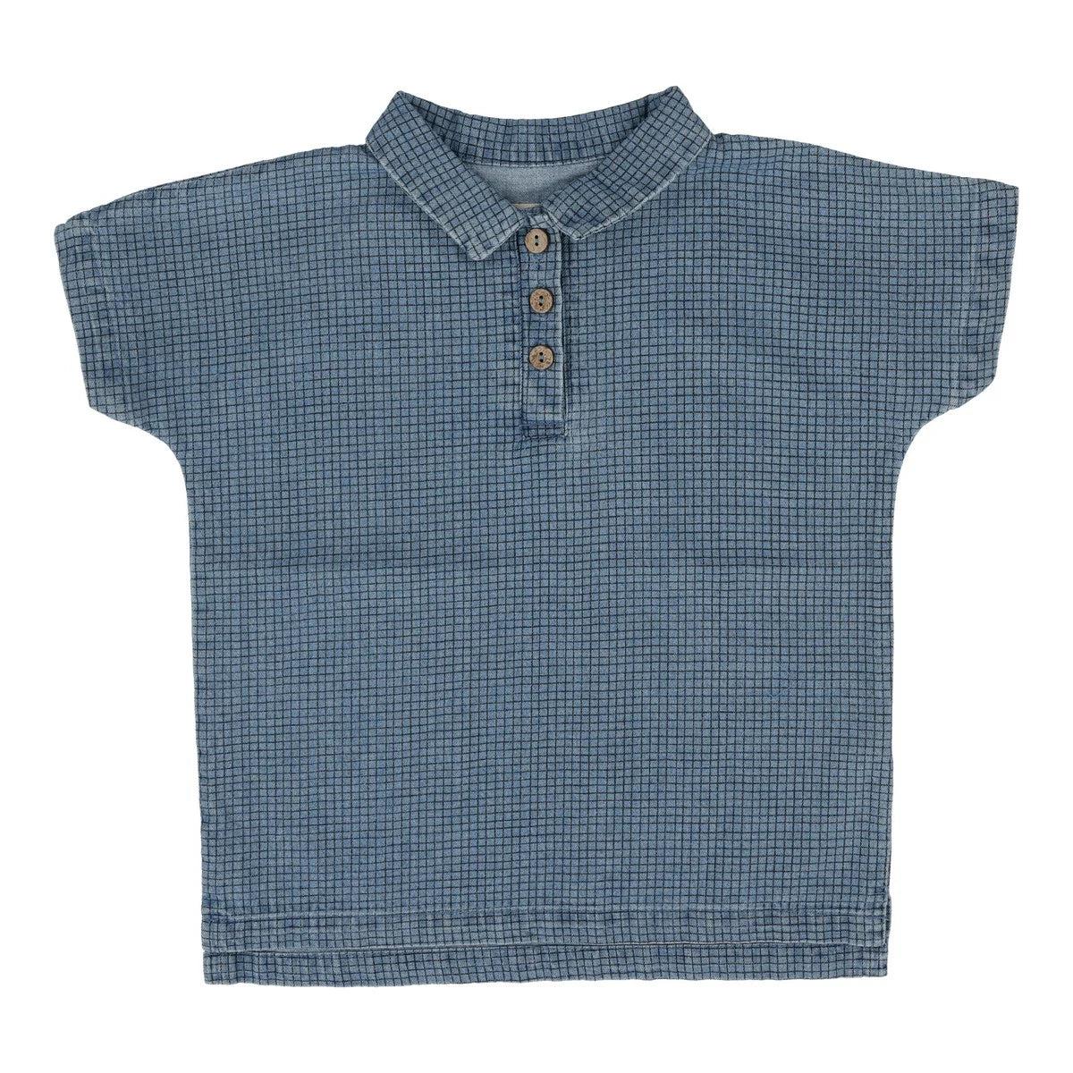 Checked Denim Shirt