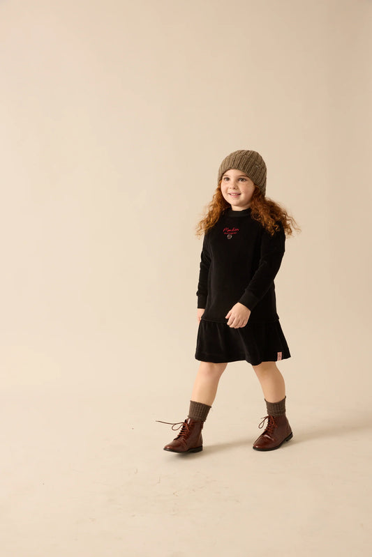 Black Velour Dress