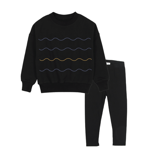 Coloured Wave Baby Boy Set