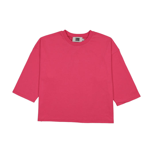 Pink Oversized Boxy Tee
