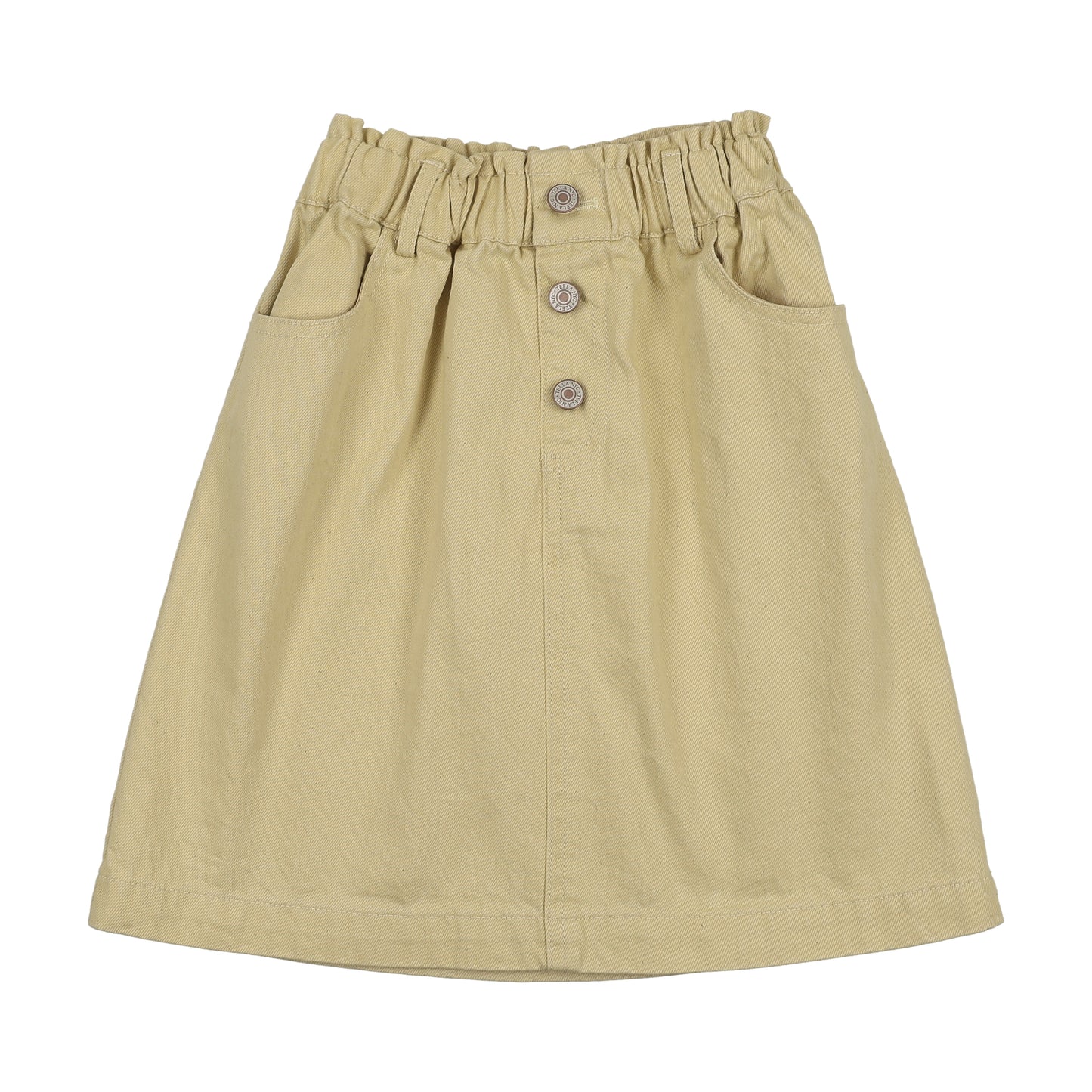 Yellow Twill Skirt