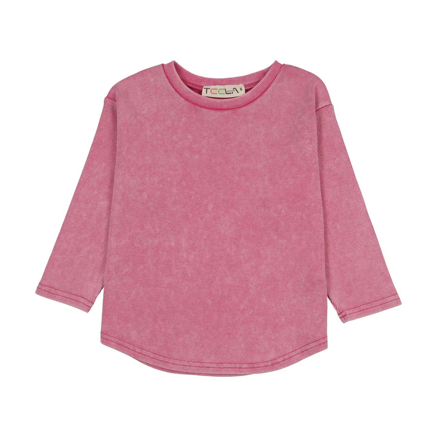 Pink Mineral Wash Tee and Skirt Set