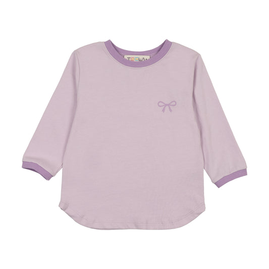 Lavender Bow Solid Tee