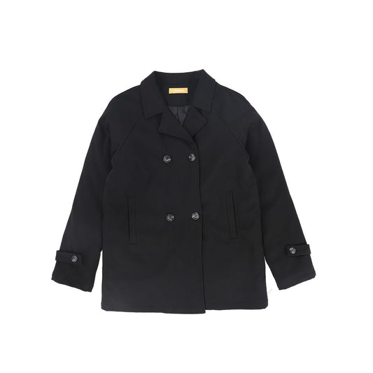 Black Double Breasted Coat