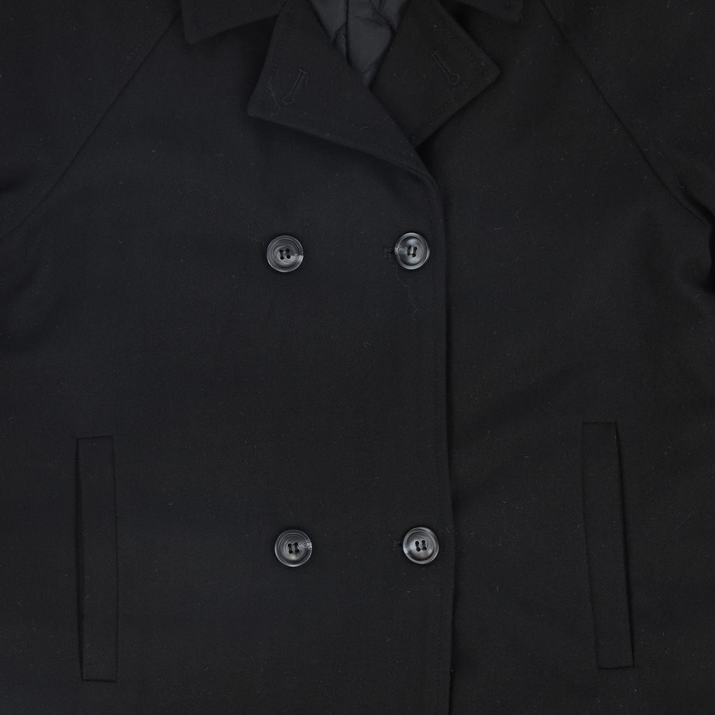 Black Double Breasted Coat