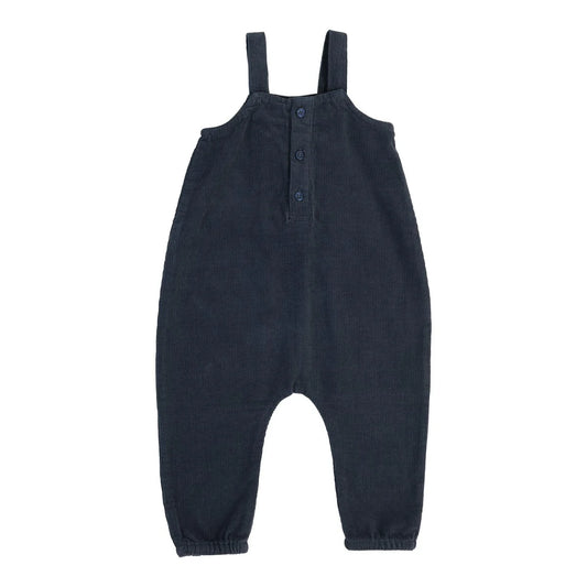 Off Blue Corduroy Overalls